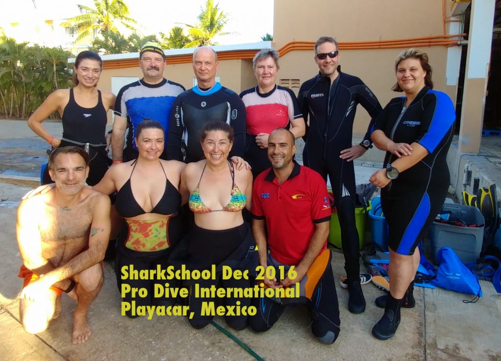 Sharkschool dec 2016 group photo